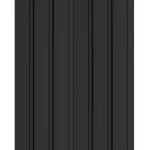 WPC wood replacement board, size 12cm x 2.9m, dark gray color