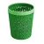 HDPE Decorative Plastic Waste Container, Green Color, Model ZFVRI