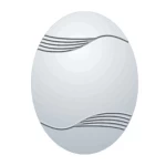 مرايا حمام ، مقاس 80×60 سم، موديل TJ364