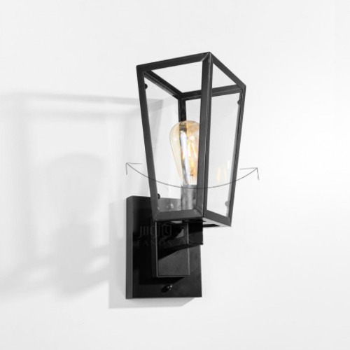 Black Wall Pendant 17 cm Width, 38 cm Length | 4752