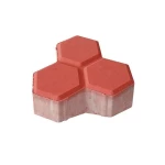 بلاط انترلوك دلتا سماكة 8 سم مقاس 8.7×17.7 سم لون احمر | شركة ارتك