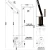 Garden Lighting Pole 4m Length, Mounting Base 500x500 mm, 100W Power |  - Image 2