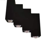 وحدة إضاءة LED جداريّة خارجية، مقاس 16x16 سم