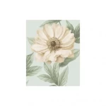 Wall decoration floral design, size 10 m x 0.53 m, green color, model ht70002