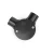 UPVC Rigid Conduit Circular Junction Box, 2 Way B Type, Size 20 mm, Black Color | Al Manar