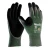 cut resistant safety gloves with palm coating, green×black color, size  XXLarge 12