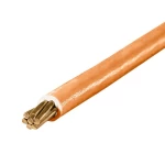 Stranded Single Electric Wire 400mm 450/750V, Copper Conductor PVC Insulation, Orange Color | Riyadh Cables