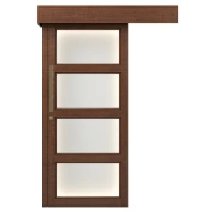 Sliding Door Luxury Design Brown 160×235 cm, Model GPR01 | 