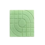 Unique Design Decorative Cement Tiles, Dimensions 40×40 cm, Height 4 cm, Light green color | Al-Sarif for Construction