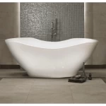 Portable Bathtub Classic Design, White Color, Size 150×75 cm