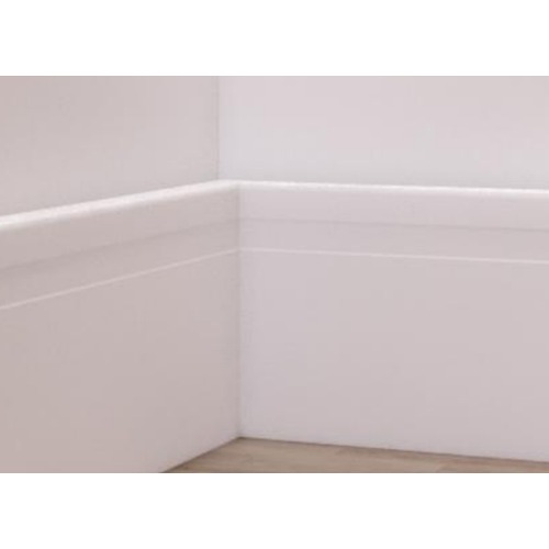نعلة فايبر 25×150 سم، لون أبيض، موديل SC126 | البيت الكلاس للديكورات