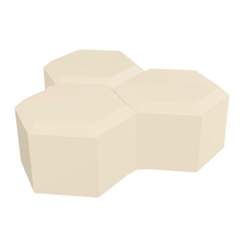Delta Pavement Tiles 60 mm Thickness 177x177 mm Size Beige Color | Opal United Factory For Concrete Products