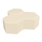 Delta Pavement Tiles, Thickness 60 mm, Size 177x177 mm, Beige Color | Opal Company