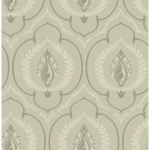 Classic wall covering, pale beige color, length 10 m, width 0.53 m, model number BC60800