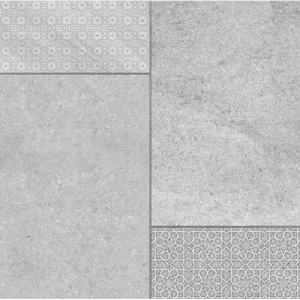 Square Ceramic Floor Tiles Matte Surface 42x42 cm 12 mm Thick Grey | Riyadh Ceramics