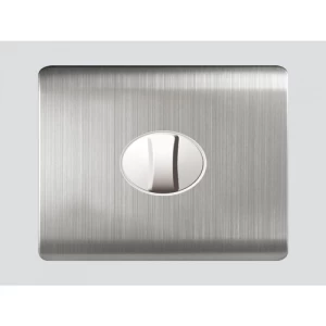 Art DNA Single Dimmer Switch 7×7 cm, 630 Watt, Steel Color | Art DNA