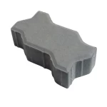 بلاط رصيف انترلوك يوني  براند الارمك  سمك  8 سم اللون رمادي