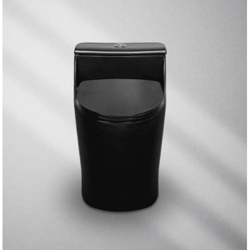 Floor Mounted Water Closet Height 40 cm, Black Color | Zinco Trading Company