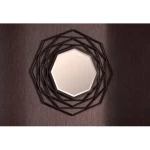 Decorative Mirrors Size 88x88x8 cm, Black Color, Island Design