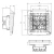 مفتاح انارة ثلاثي 10 امبير 86×86 مم ابيض، 250 فولت | Siemens (Delta Seata) - Image 2