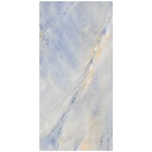 بلاط بورسلان لامع مقاس 120 ×60 سم، لون ازرق، موديل Bahia | شركة ابيات