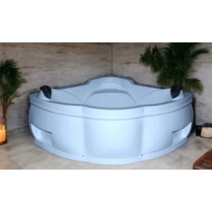 بانيو يونكس زاوية مودرن مطور 140×140 سم ابيض | البيت الانيق للادوات الصحية