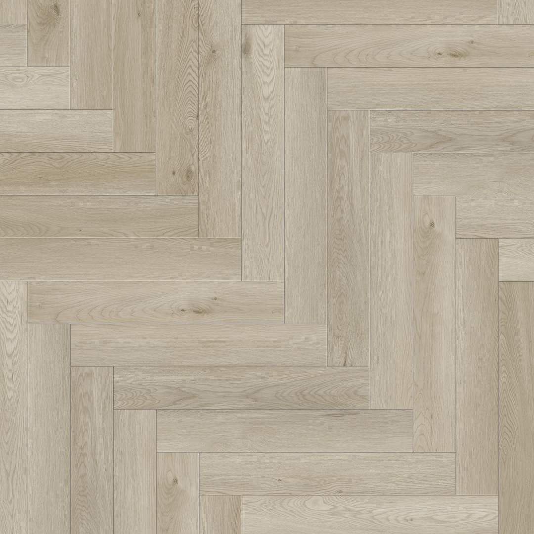 SPC Wooden Vinyl Tiles Waterproof 4 mm Thickness Beige Color, Model E0742 | 
