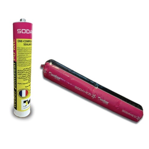 Weberjoint Seal PU MC Polyurethane Adhesive 280 ml Cartridge, Grey | Sodamco-Weber