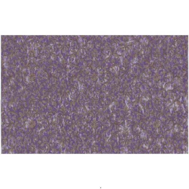 Italian Wallpaper 10mx0.70m Brown With Purple Patterned Design, Model 15039 | Balbaid Decor Company