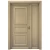 Classic Wooden Door and a Half, beige Color, Size 160×235 cm, Model EXO5