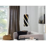 PINTO NERO Modern Hanging Light, Gold | Black Color, Length 1500 mm, Width 110 mm, E27W LED