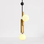  Modern Pendant Light with Special Design, Size200 cm , Gold