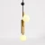  Modern Pendant Light with Special Design, Size200 cm , Gold