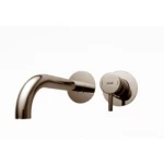 Wall Bathroom Washbasin Mixer Diameter 4.6 cm Size 20 x 7 cm, Matt Nickel 