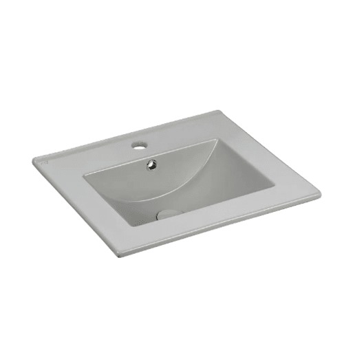 Maze Model Edge Basin without Cabinet, Size 51×46.5×27 cm, Gray Color | Abyat Company