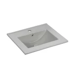 Maze Model Edge Basin without Cabinet , Gray Color Size 51×46.5×27 cm