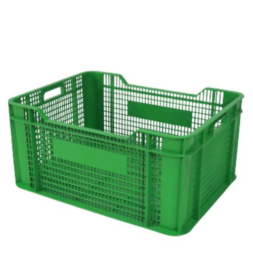 حاوية بلاستيك HDPE أبعاد 51×39×24 سم لون اخضر رمز المنتج 70QAR | مصنع الفريدي للصناعات البلاستيكية