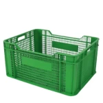 حاوية بلاستيك HDPE، أبعاد 51×39×24 سم، لون اخضر، رمز المنتج 70QAR