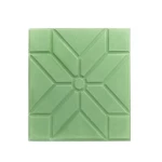 Decorative Floor Tiles with Unique Designs, Size 40×40 cm, Thickness 5 cm, Light Green Color | Al-Sarif Company