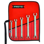 Double Open End Spanner   Set  5 Piece 6 Point  Proto Brand  