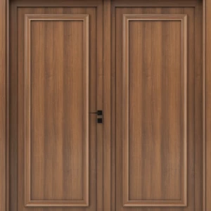 Durable Double Premium Wooden Door 220 × 235 cm, Brown Color | YT-21652054
