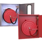  Fire Hose Rack Alsafi Stainless Steel Door With Circular Glass Model SF300  Width  800 Height  800 