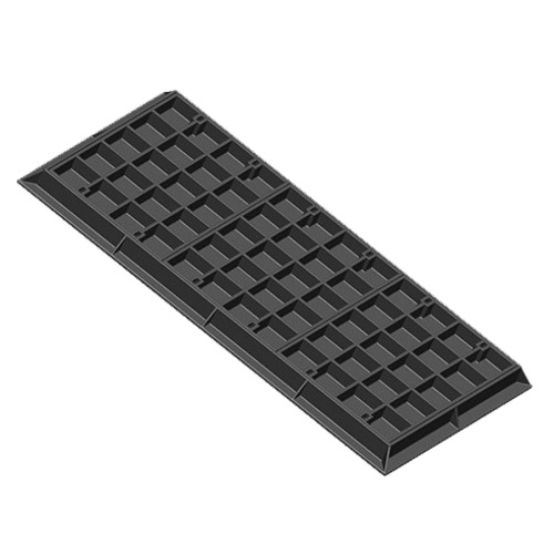 Ductile Iron Recessed Manhole Cover Size 900×1800 mm, Rectangular, 40 Tons Load | Saudi Cast Company