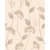 Italian Leaf- Patterned Wall Covering Size 10m x 0.53m, Beige Color, Model 30607