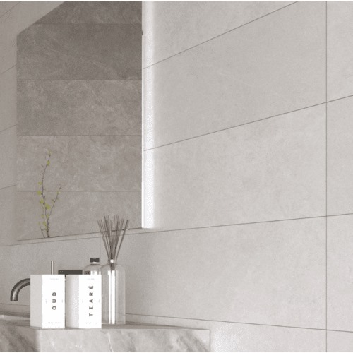 Matte Surface Ceramic Tiles 10 mm Thick 30x90 cm, Beige Color | Saudi Ceramics