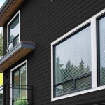 الواح جدارية خارجية WPC، مقاس 290×17 سم، سماكة 1 سم، لون أسود