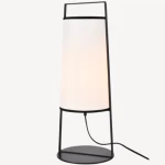Metallic Modern Table Lamp, Size 28x28x54 cm, Transparent Color