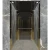 Electric Elevator with Machine Room, 1050 kg Capacity, 1.6 m/s Speed, with Rosa Marble Flooring and Black Glass Ceiling