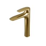 Multi-Purpose Sink Mixer, Matte Gold Color, Length 22.4 cm, Width 18 cm, Diameter 4.4 cm, 15 Bar Pressure