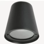 Flan Wall Light, Black Color, Size 14.7 x 11.5 x 11.3 cm